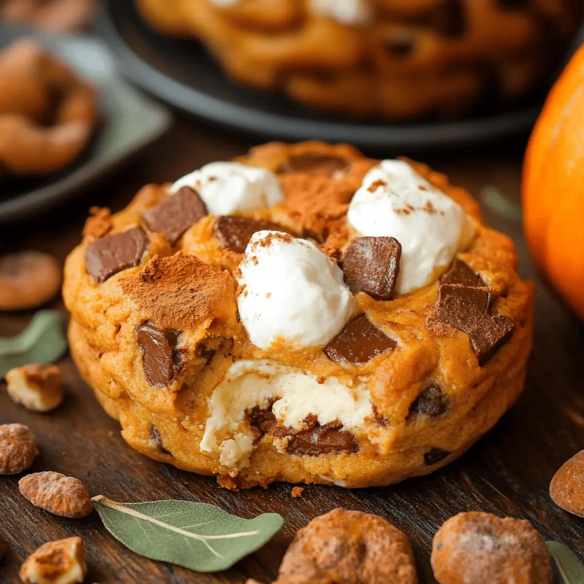 Pumpkin S’mores Cookies