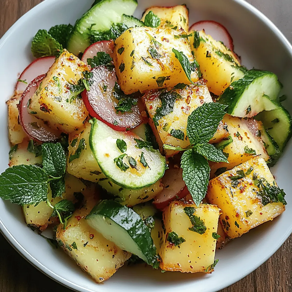 Pineapple Cucumber Salad