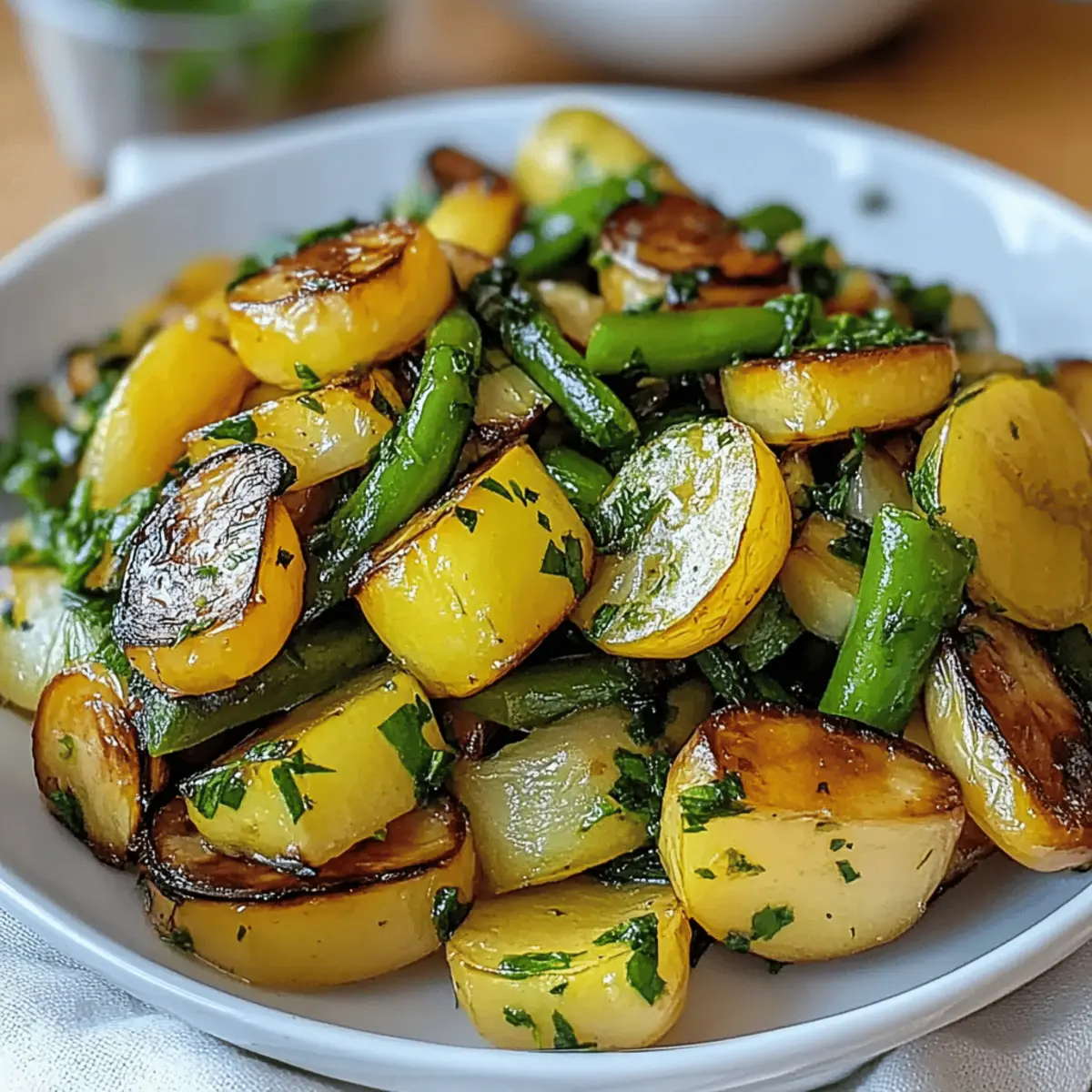 Flavorful Asparagus with Zucchini and Squash
