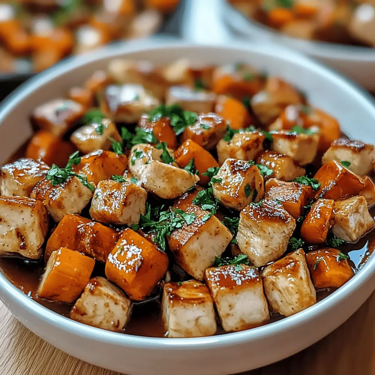 BBQ Chicken Sweet Potato Bowl