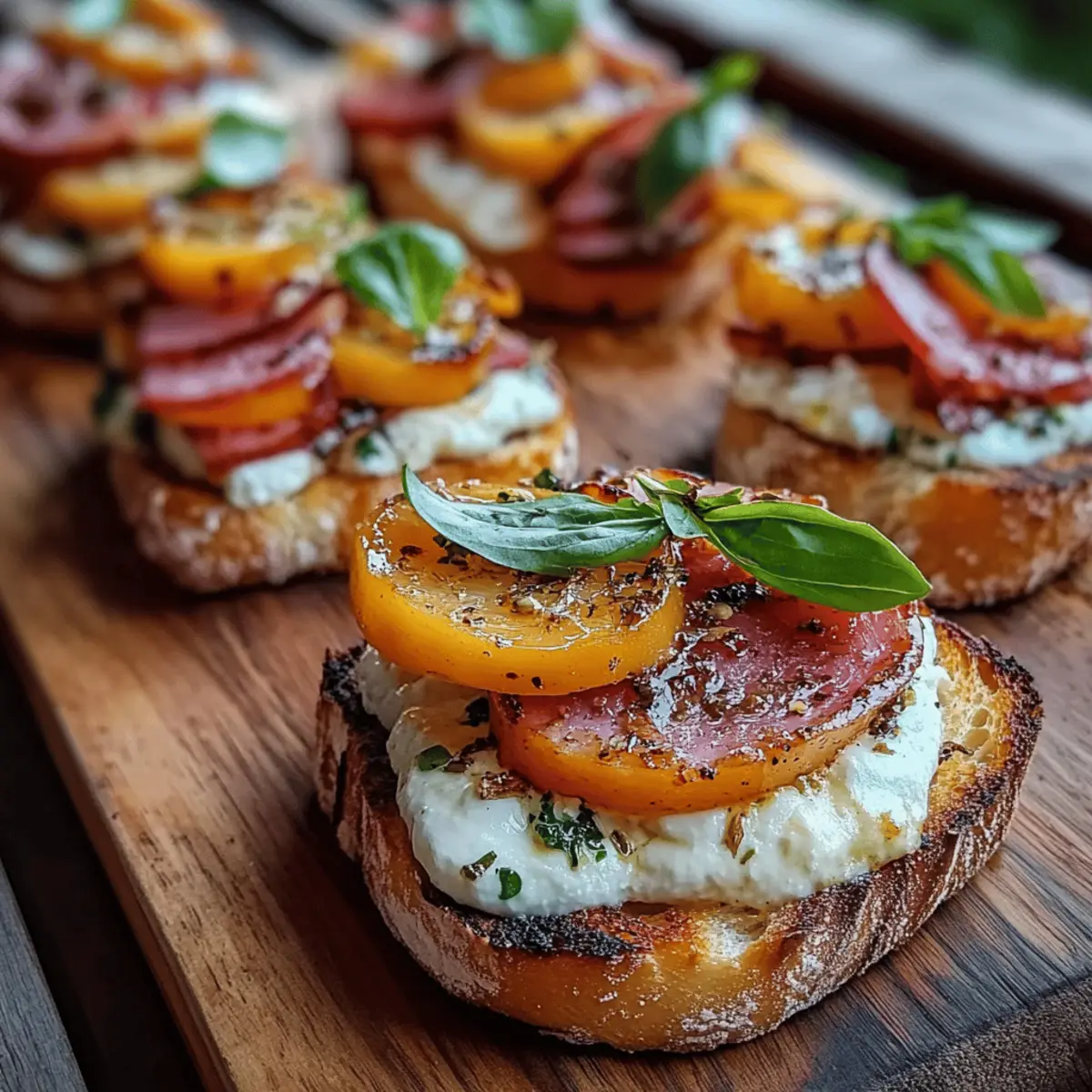 Cheesy Burrata Crostini