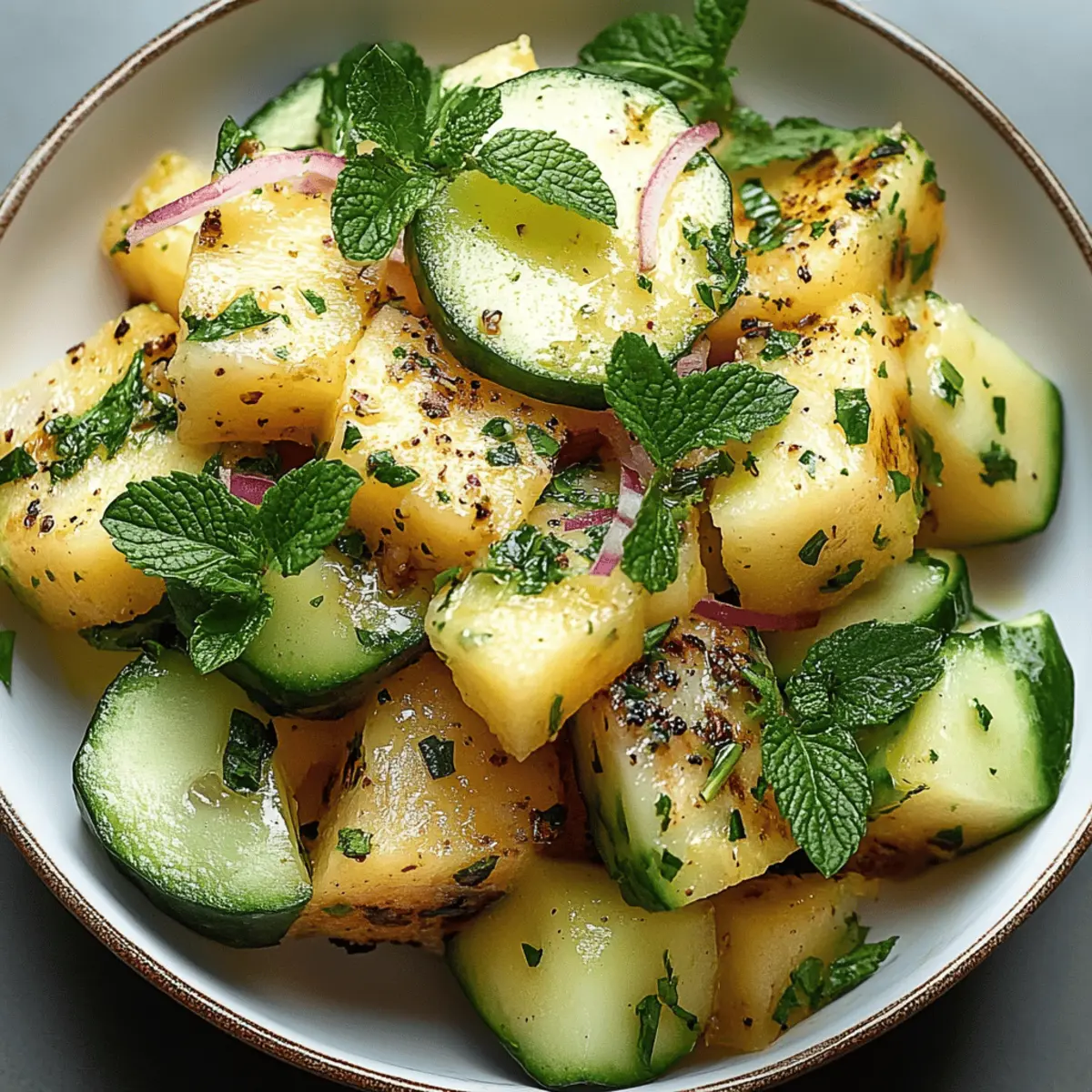 Pineapple Cucumber Salad