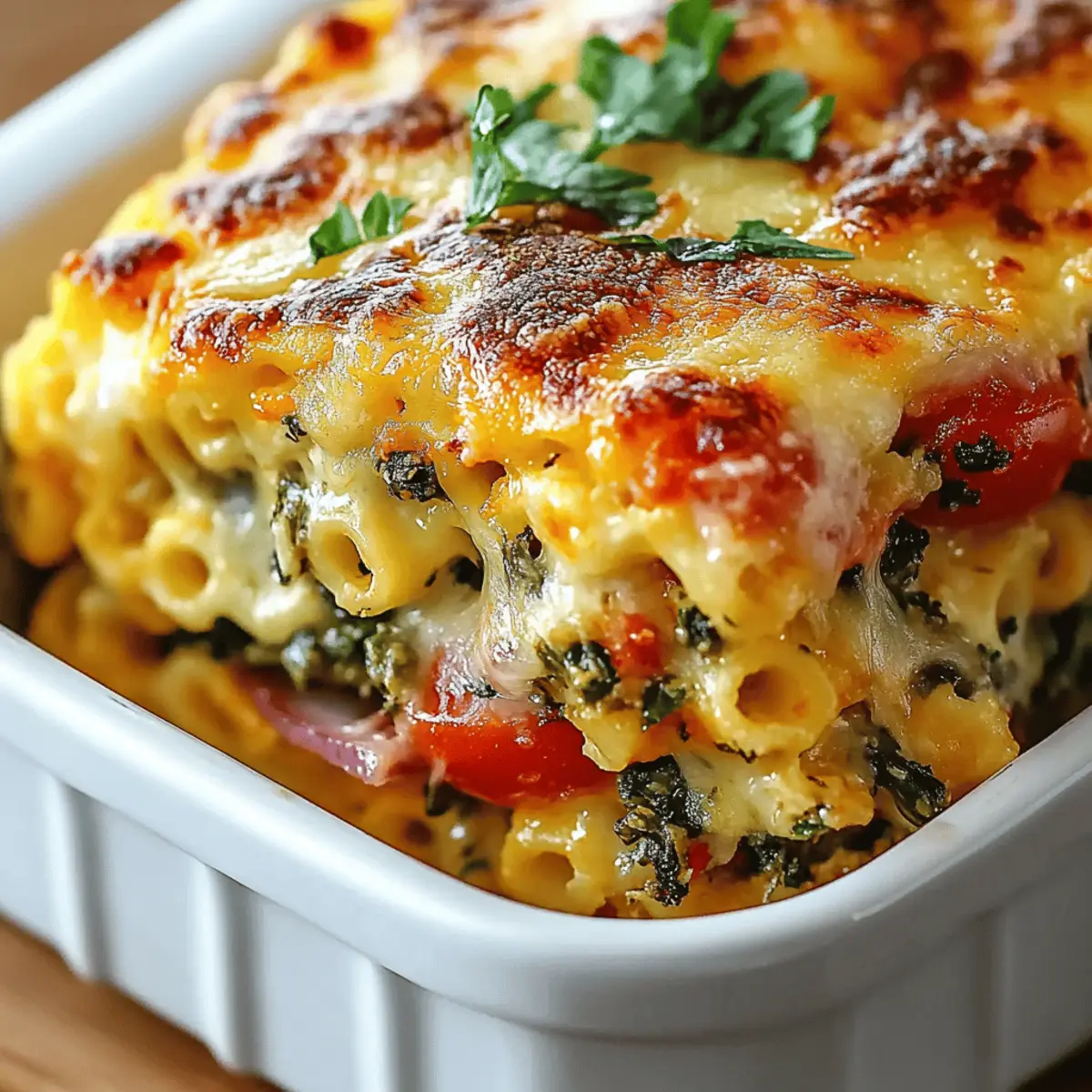 Mediterranean Vegetable Pasta Bake