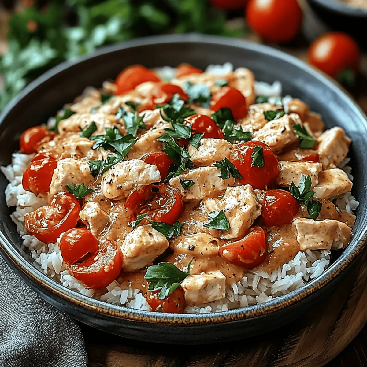 Coconut Chicken Rice Bowl