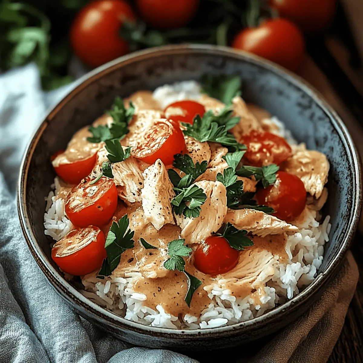 Coconut Chicken Rice Bowl
