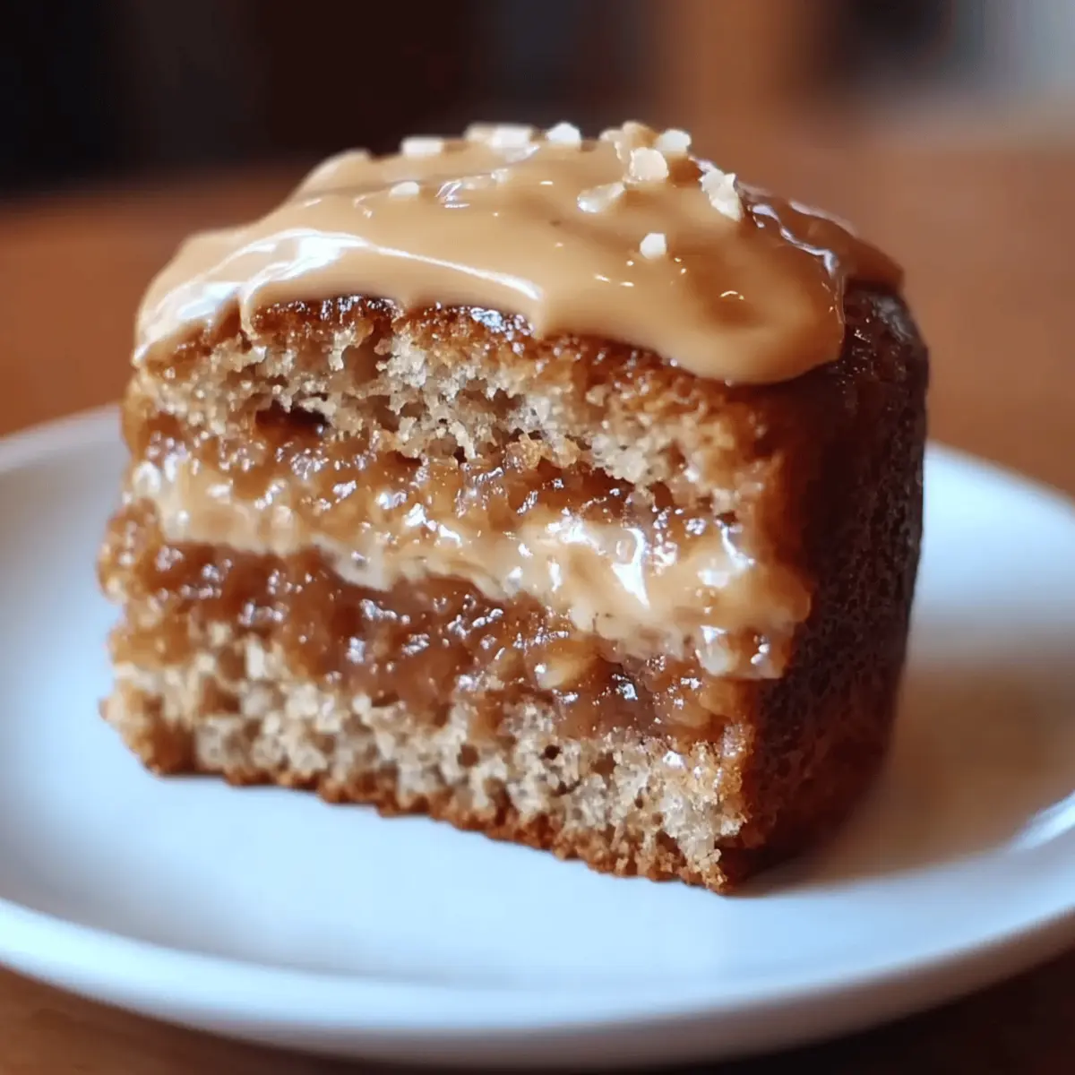 Applesauce Cake with Cinnamon Cream Cheese Frosting