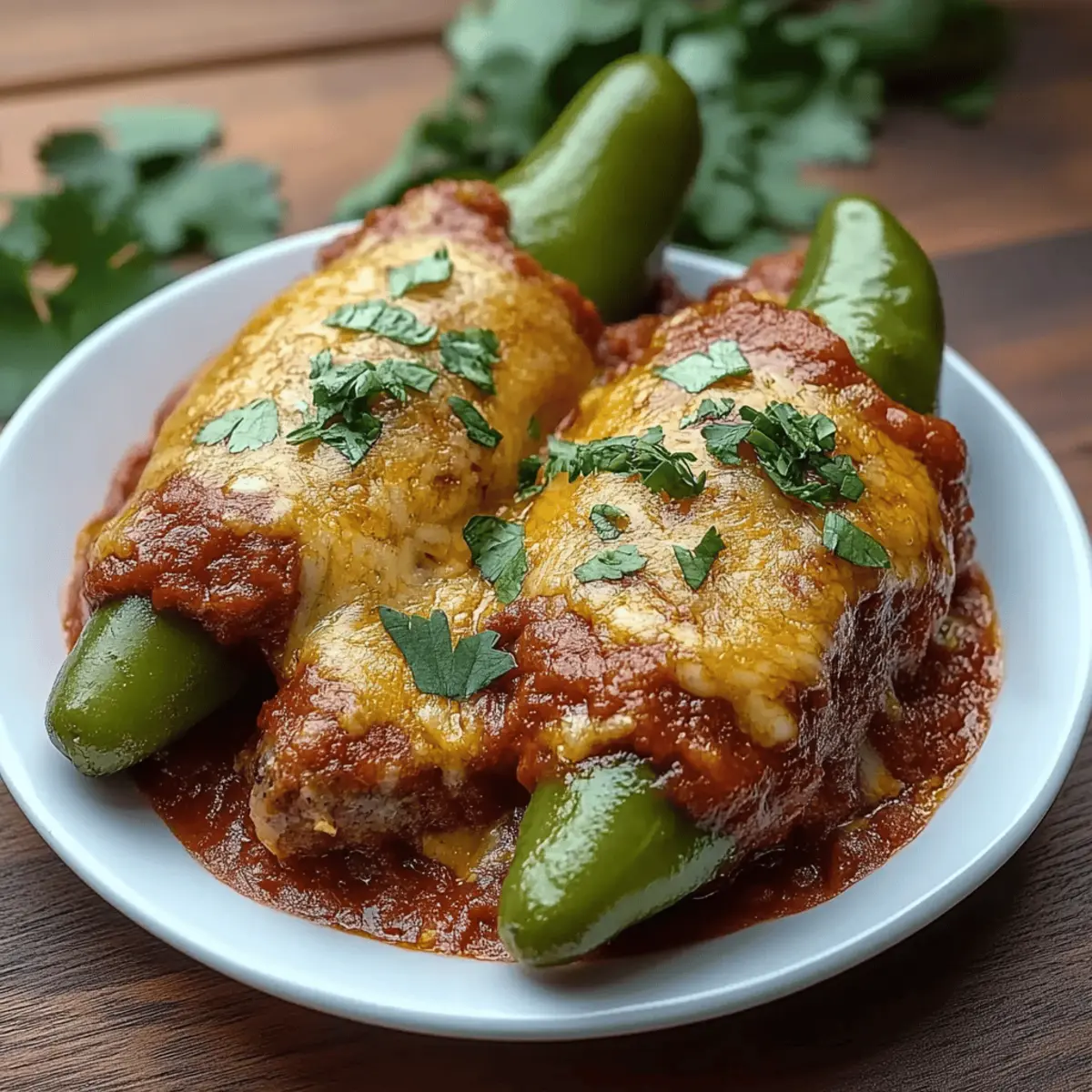 Cheesy Hatch Chile Rellenos