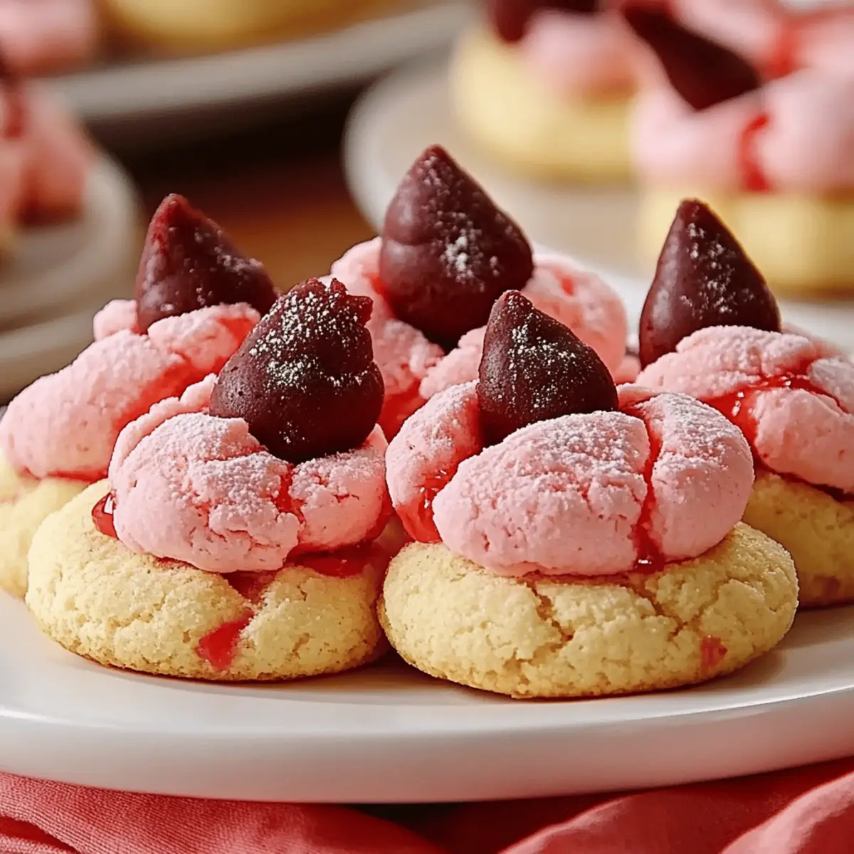 Strawberry Kiss Cookies