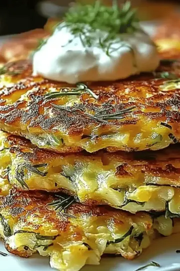 Cheesy Zucchini Fritters