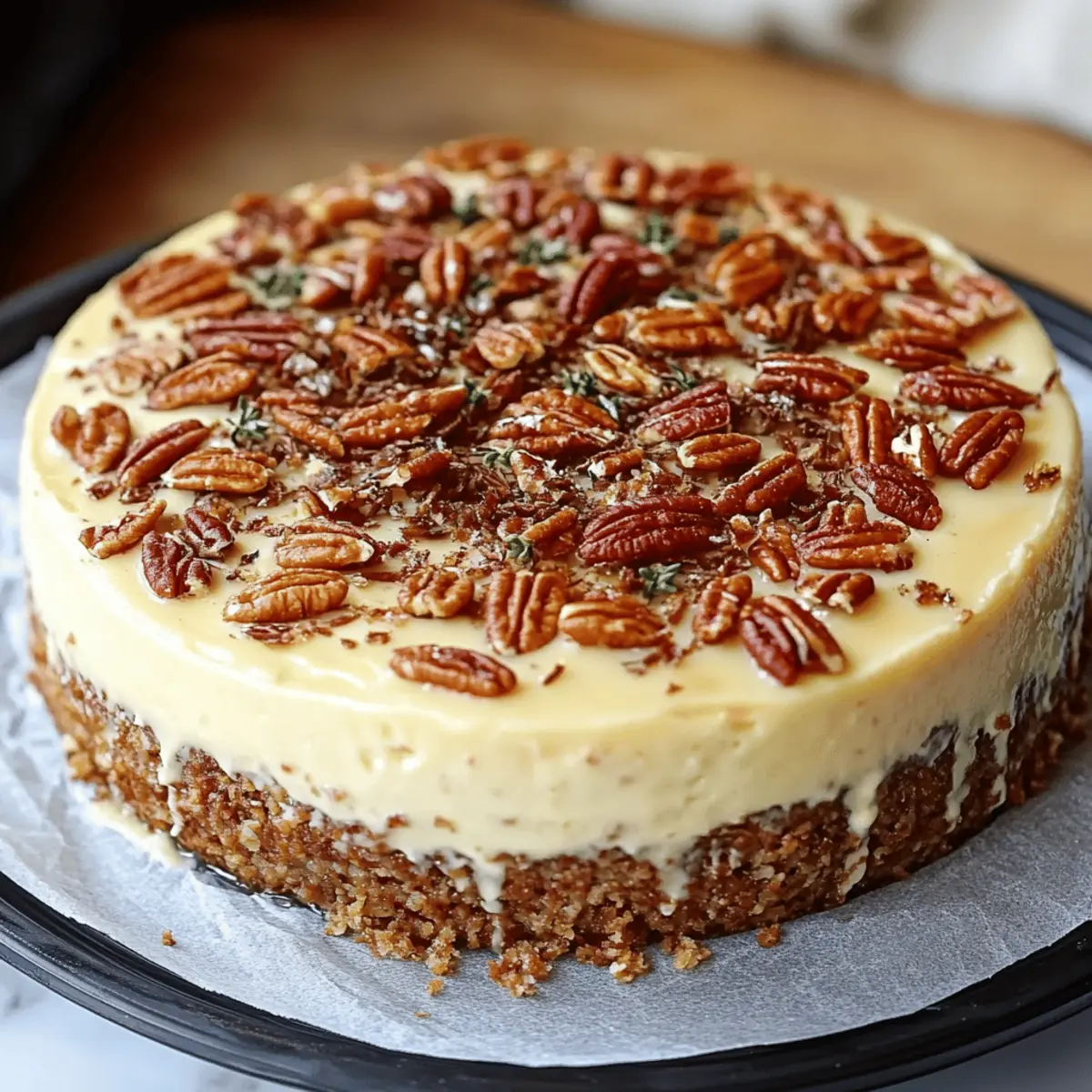 Browned Butter Pecan Cheesecake
