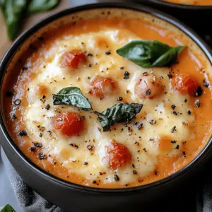 Creamy Parmesan Tomato and Cannellini Bean Soup