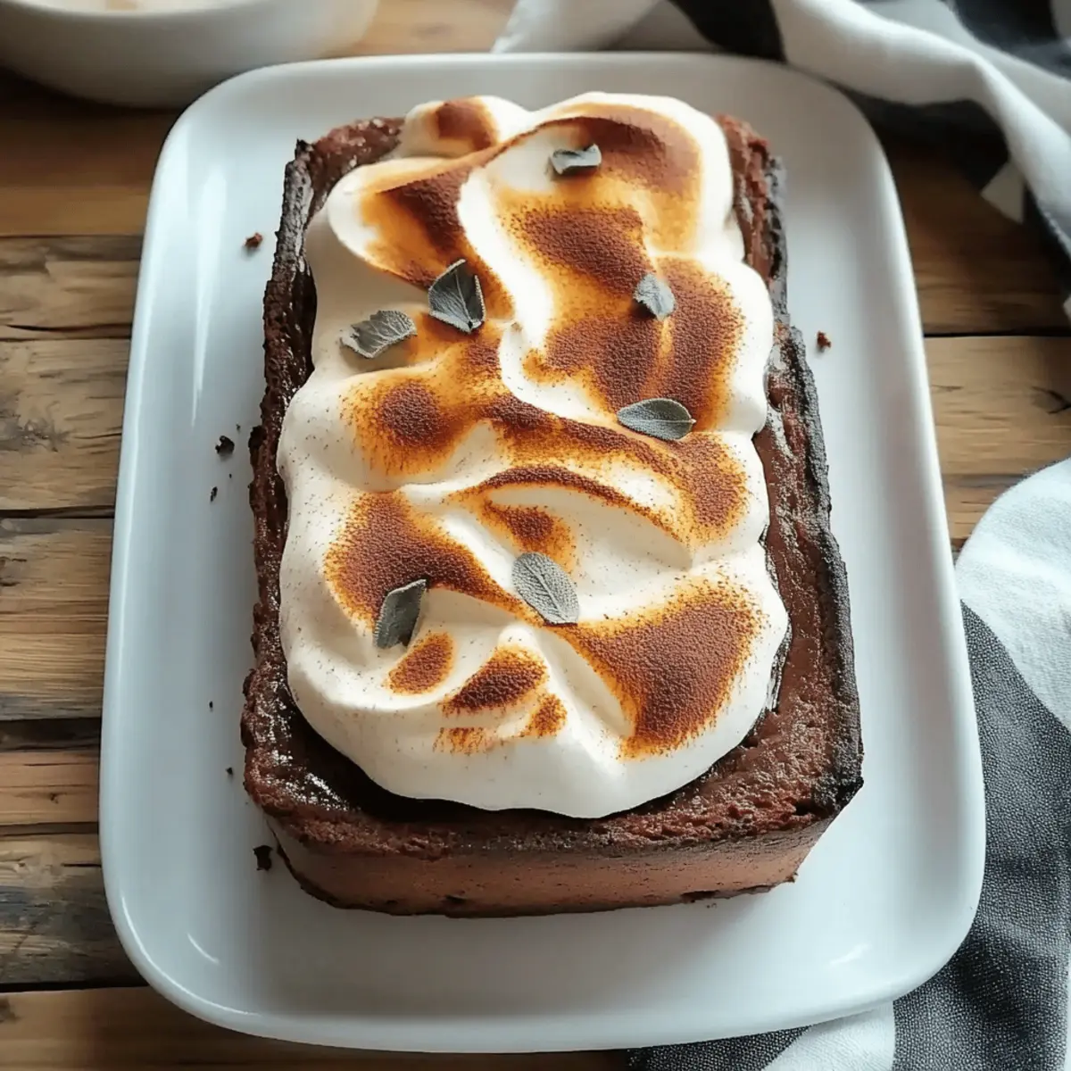 S’mores Loaf Cake