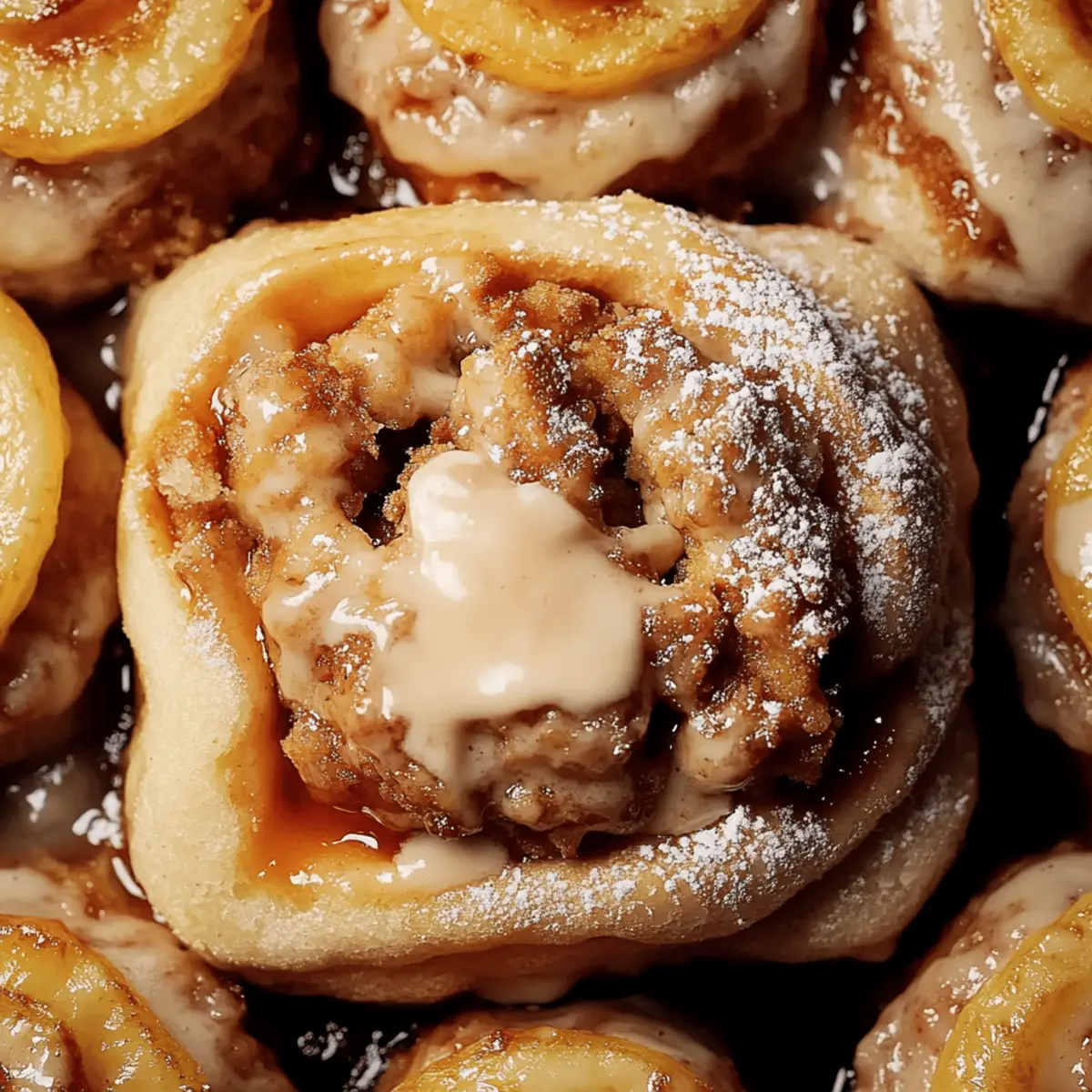 Peach Cobbler Cinnamon Rolls