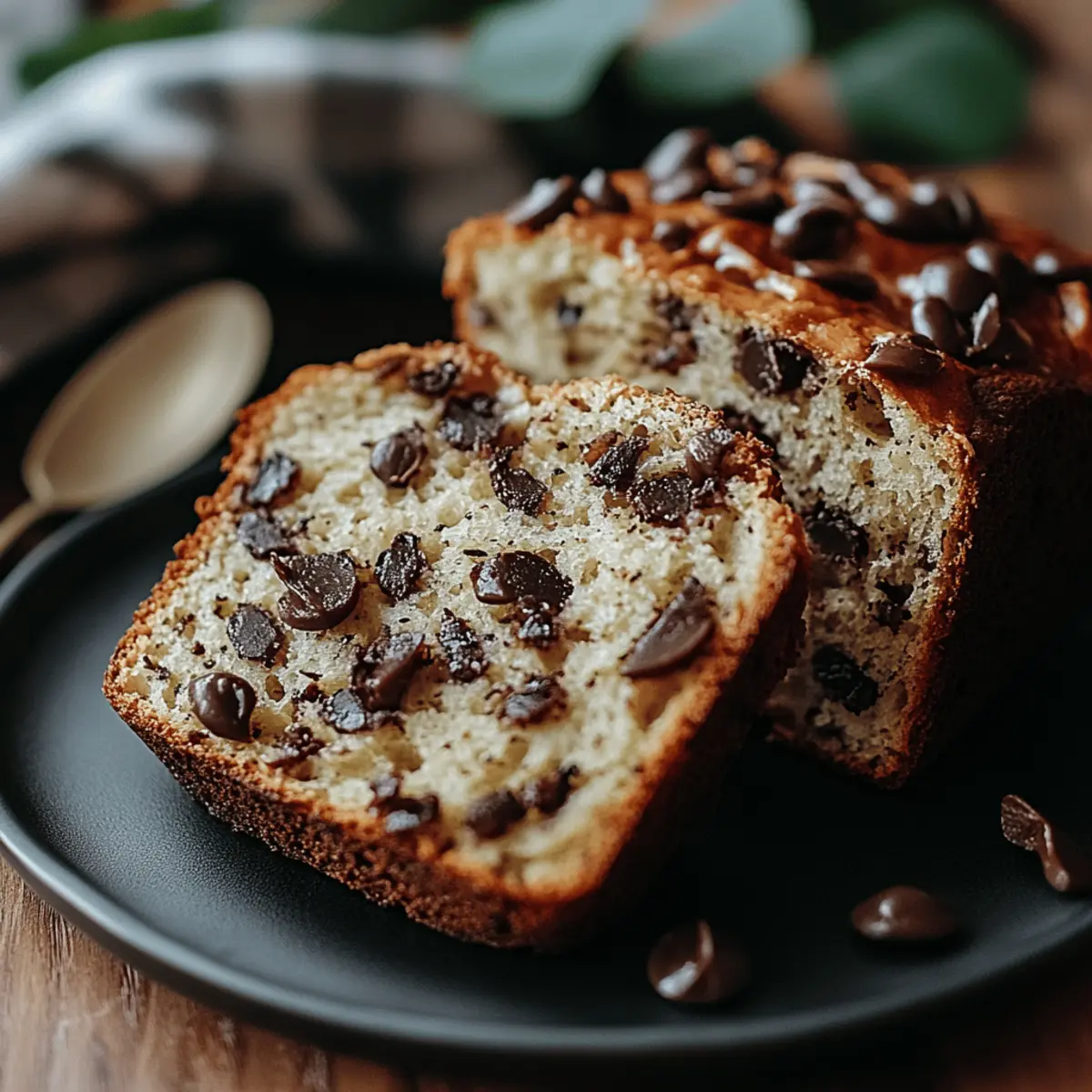 Banana Bread with Chocolate Chips
