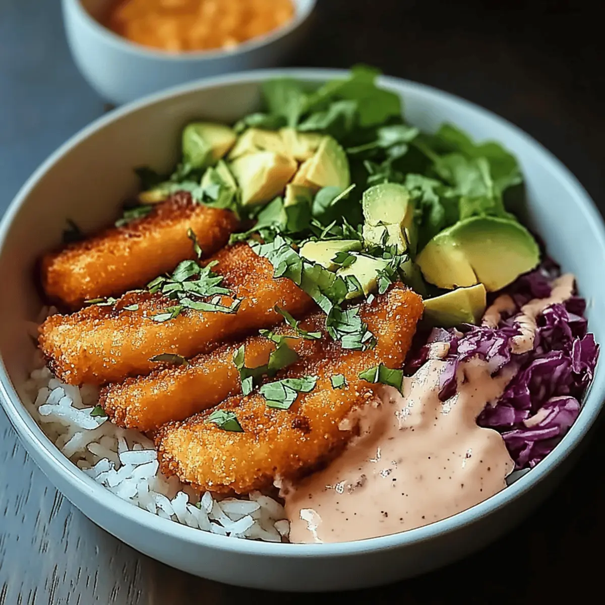 Crispy Fish Taco Bowls