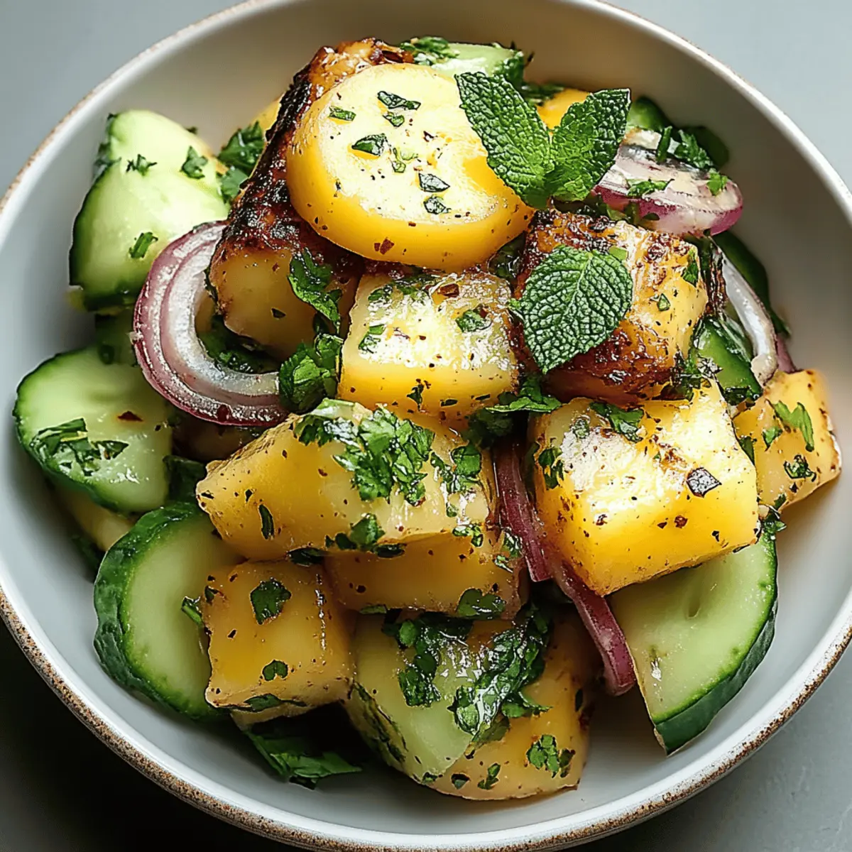 Pineapple Cucumber Salad