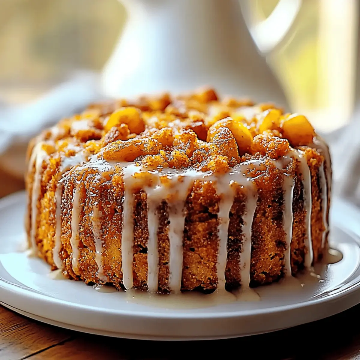 Autumn Pumpkin Honey Bun Cake