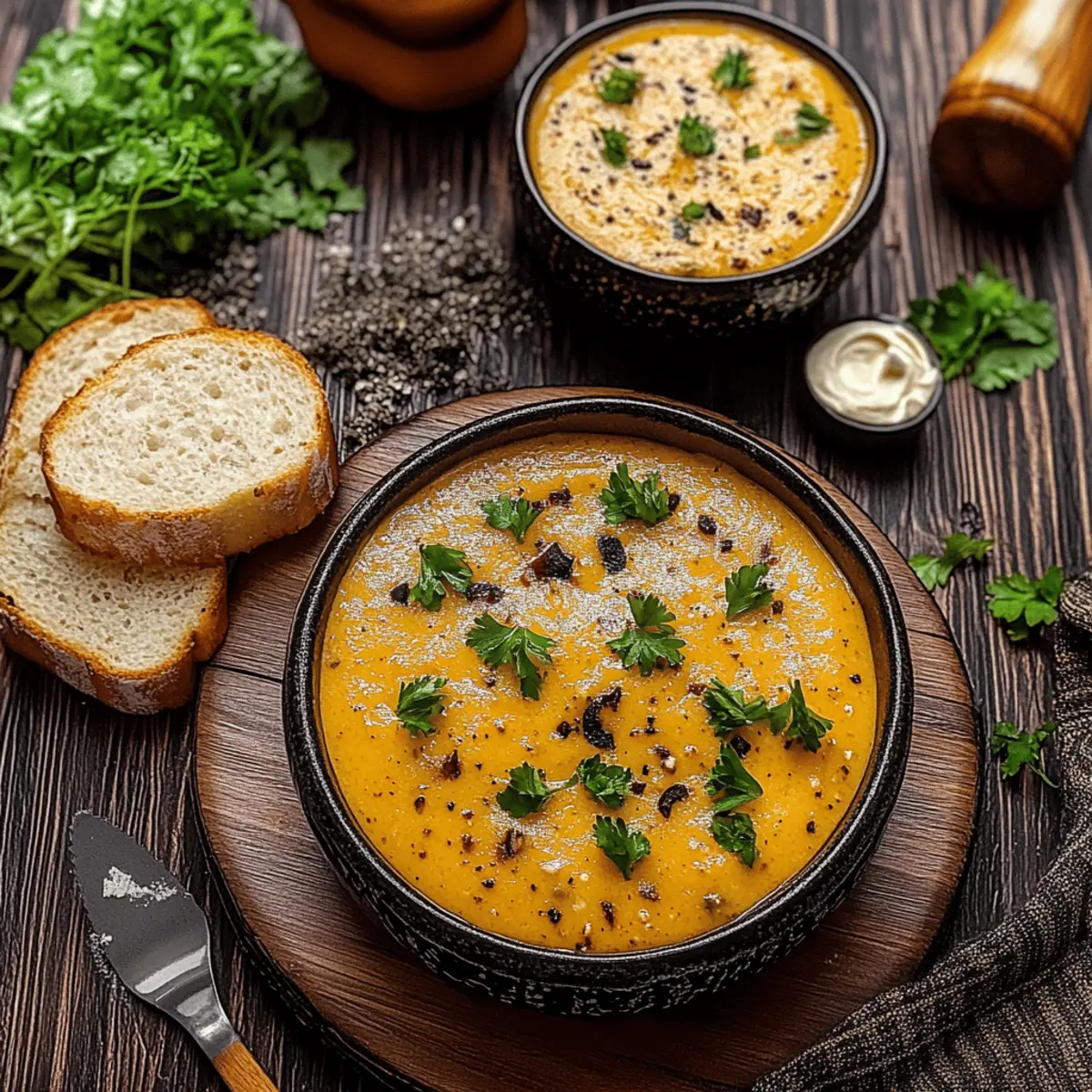 Hearty Cheddar Garlic Herb Potato Soup