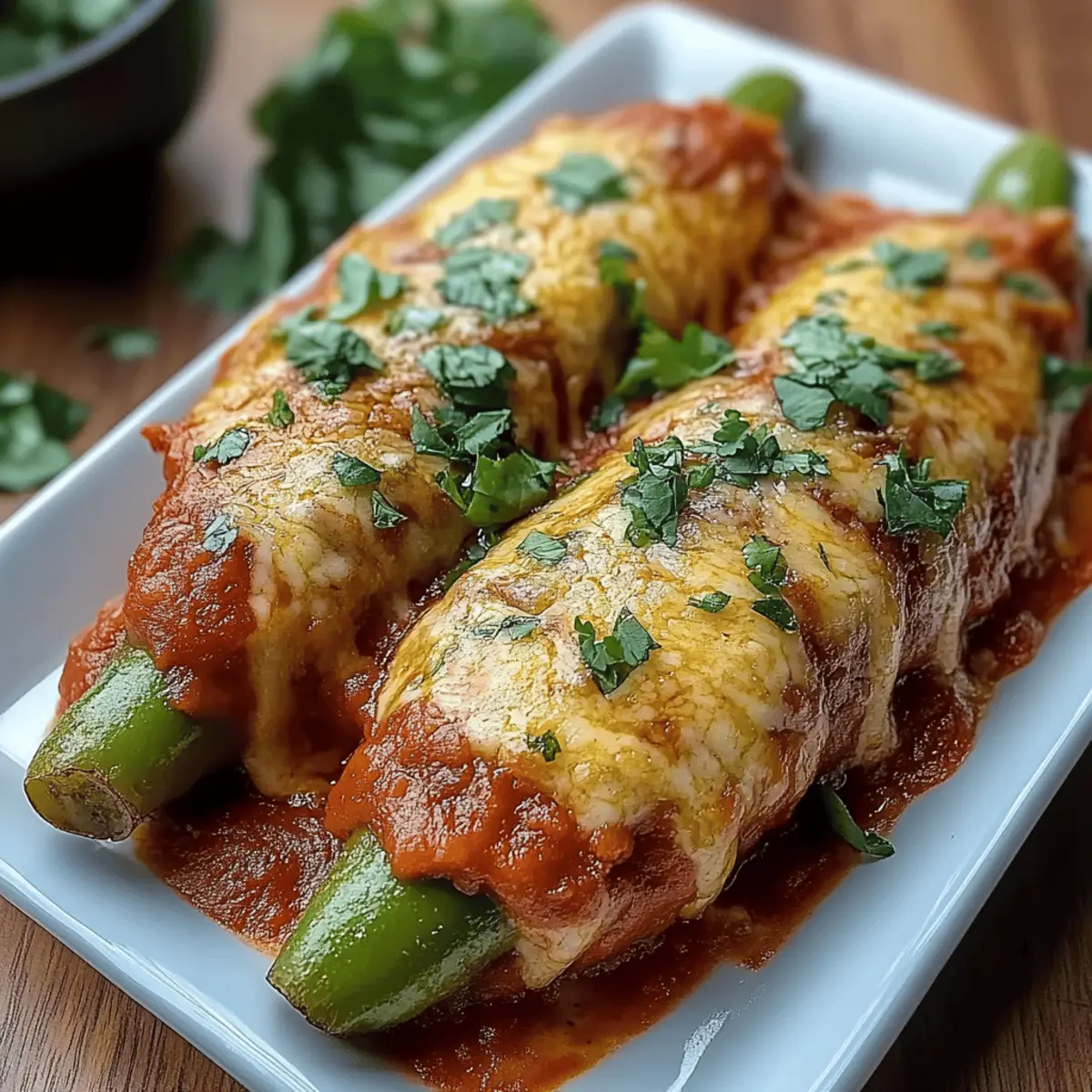 Cheesy Hatch Chile Rellenos