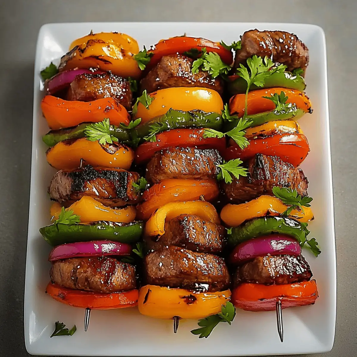 Fajita Steak Kabobs