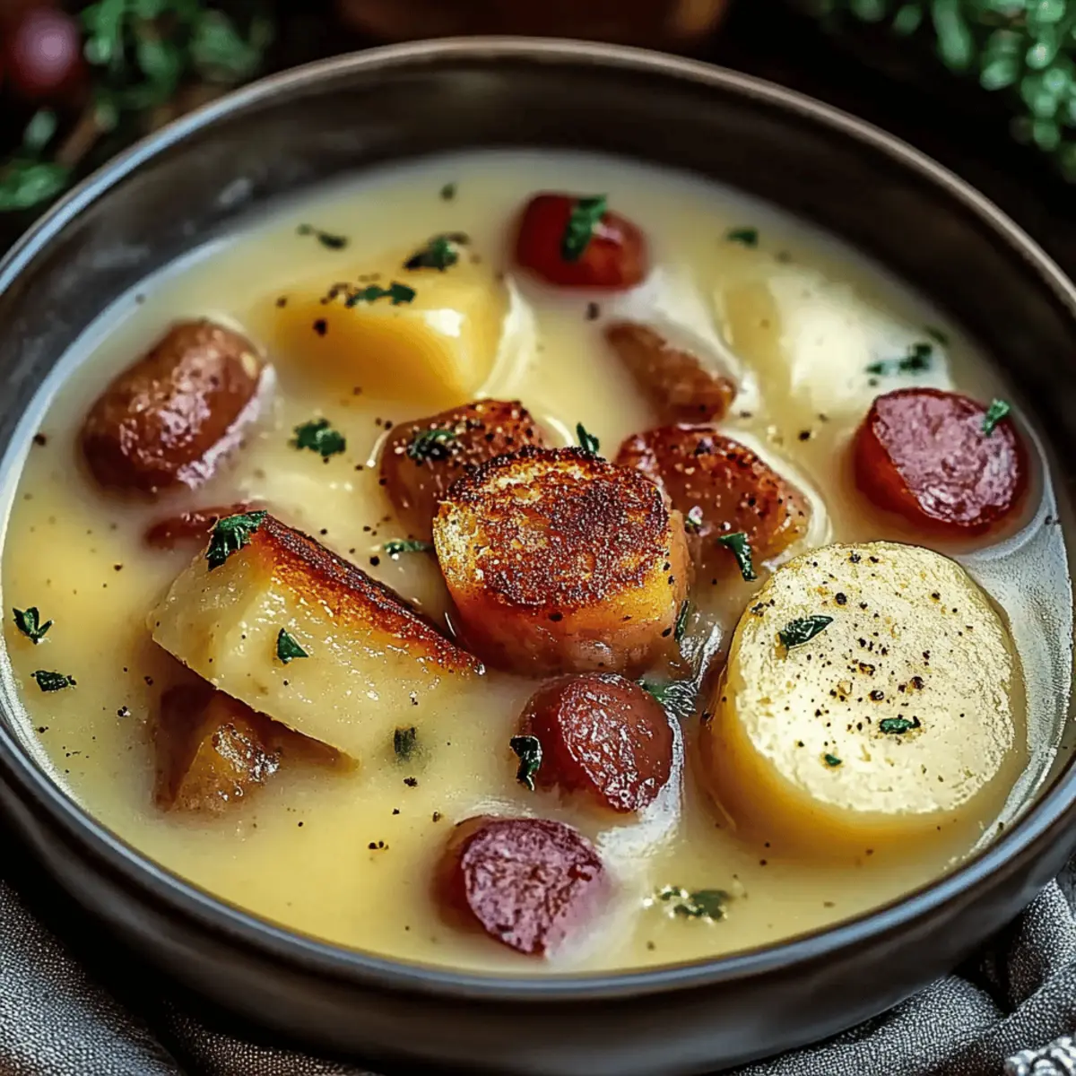 Kielbasa Potato Soup