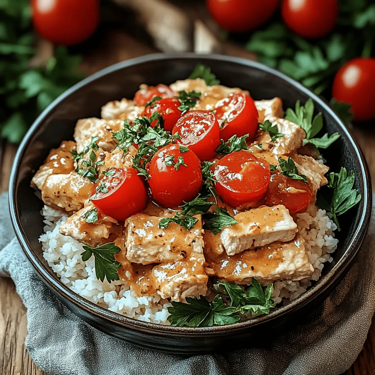 Coconut Chicken Rice Bowl