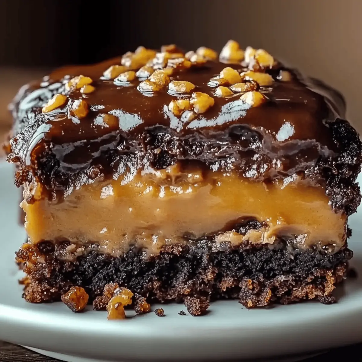 Chocolate Caramel Dump Cake