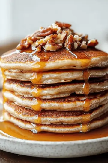 Fluffy Pecan Pancakes
