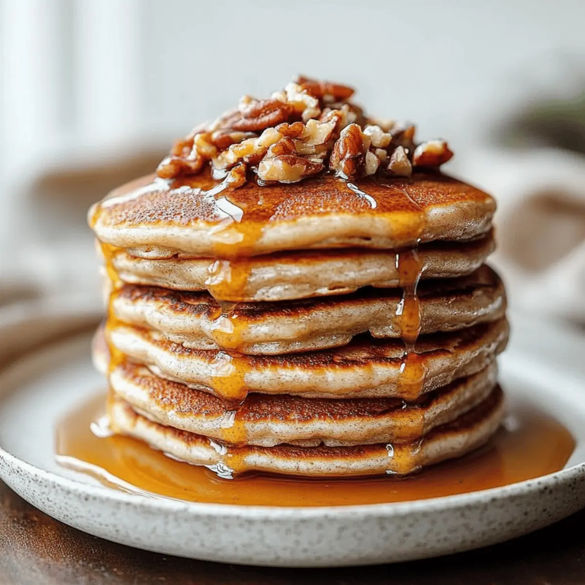 Fluffy Pecan Pancakes