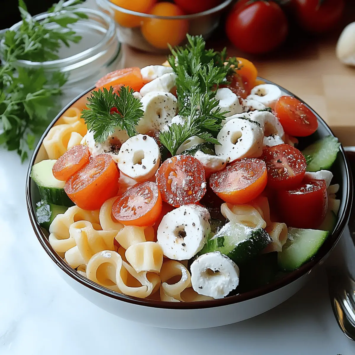 Layered Pasta Salad