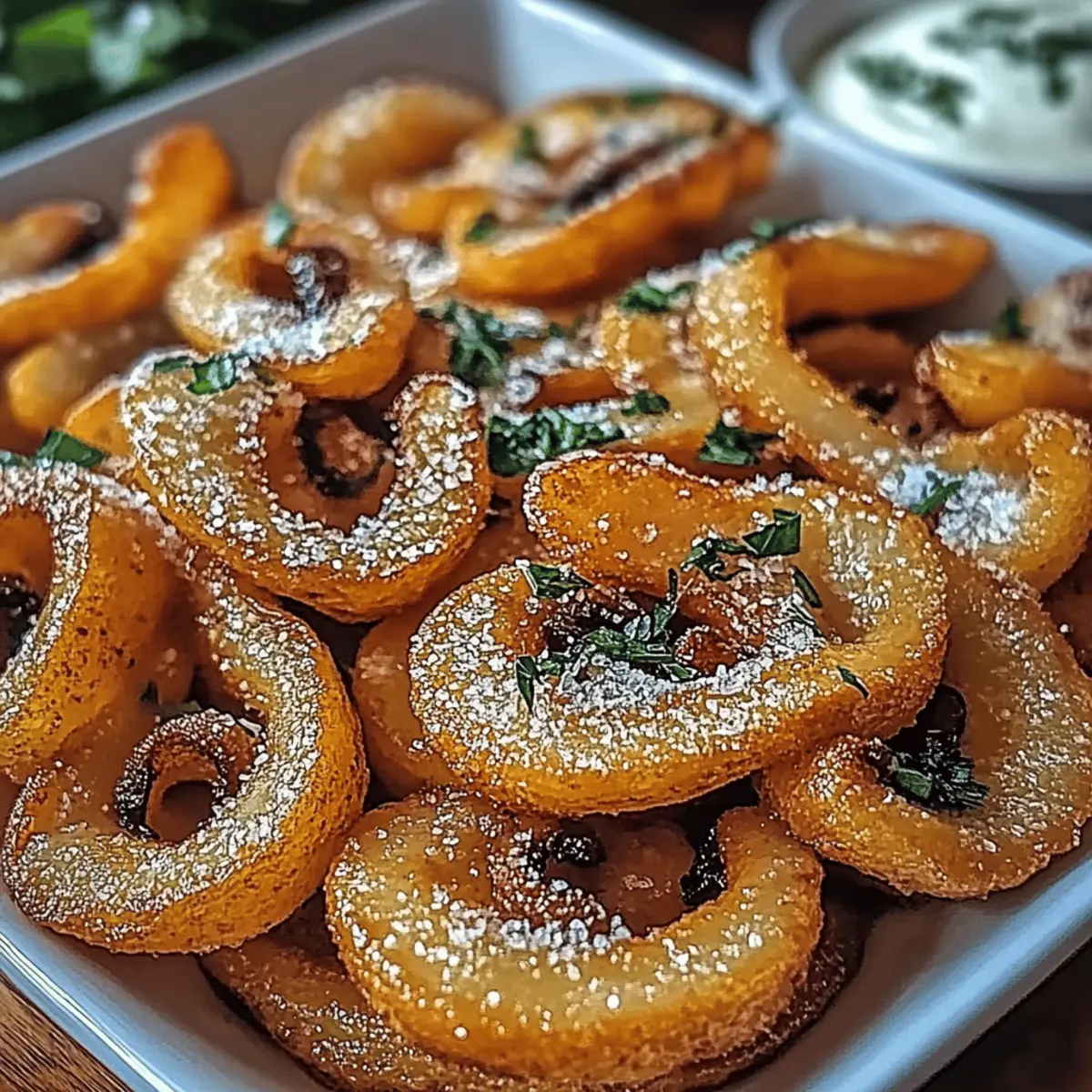 Fried Sliced Mushrooms