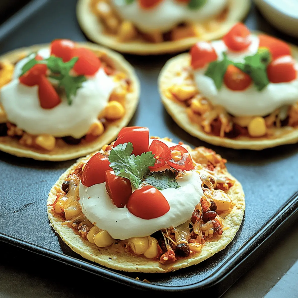 Mexican Rotisserie Chicken Tostadas