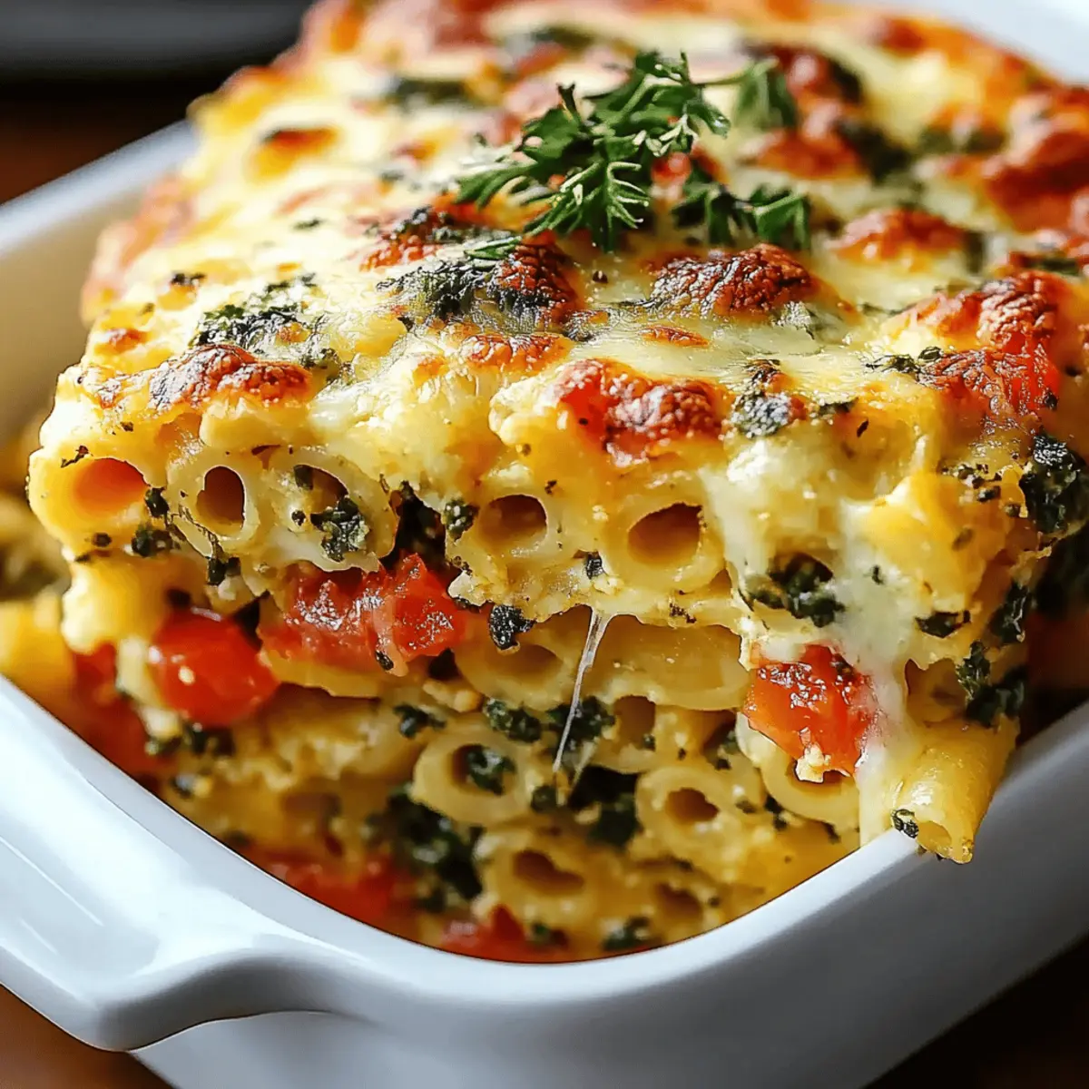 Mediterranean Vegetable Pasta Bake