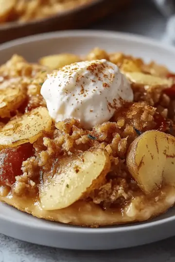 Air Fryer Apple Crisp