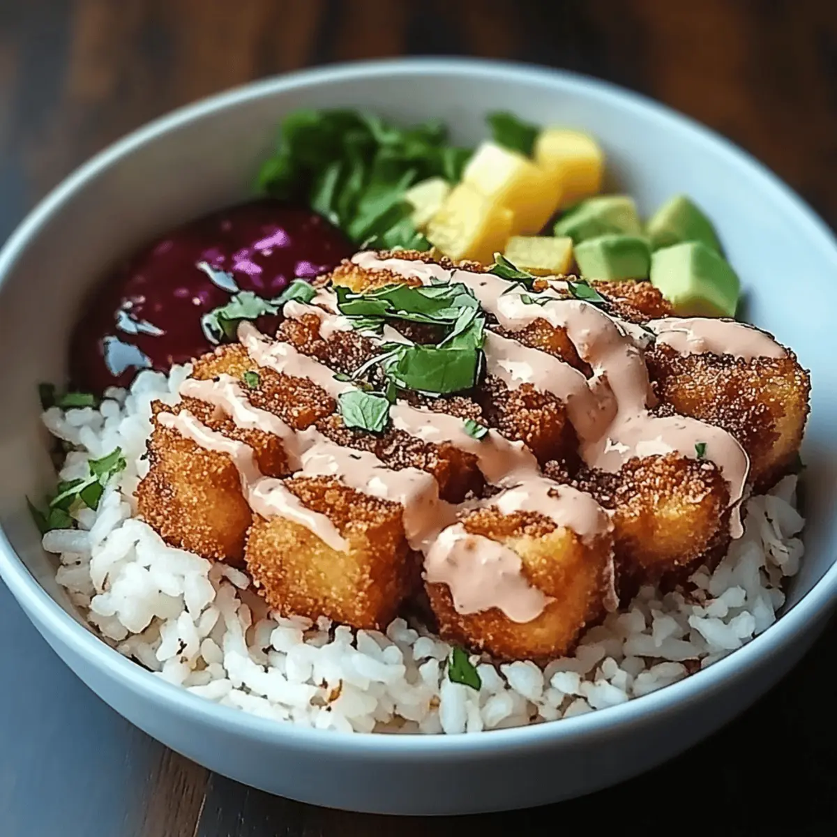 Crispy Fish Taco Bowls