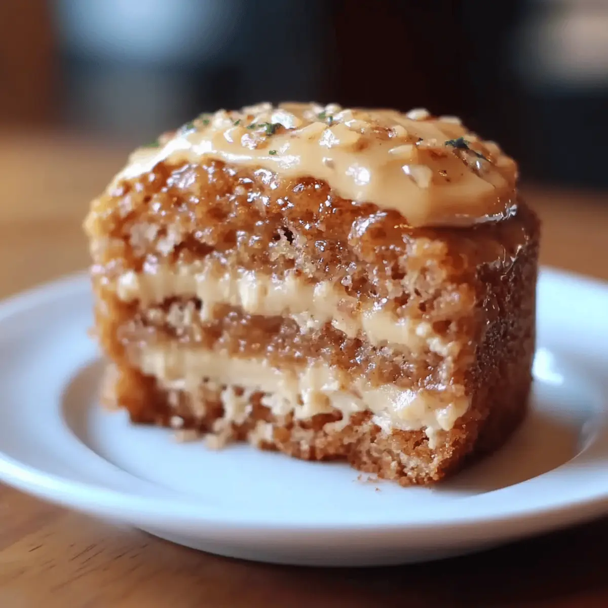 Applesauce Cake with Cinnamon Cream Cheese Frosting