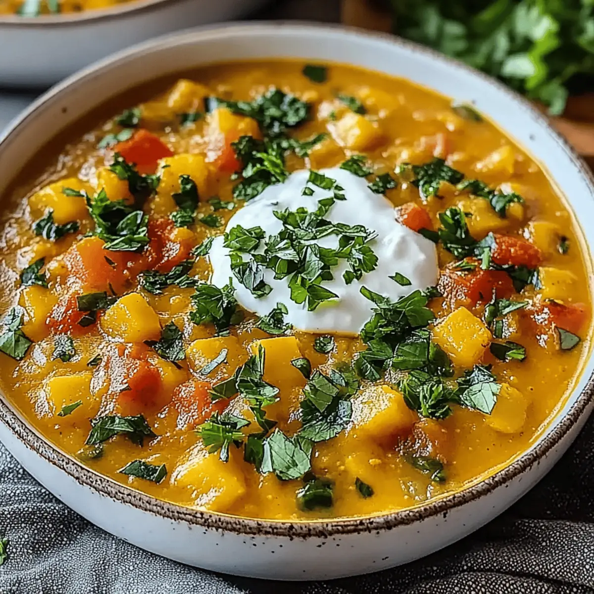 Turmeric Lentil Soup