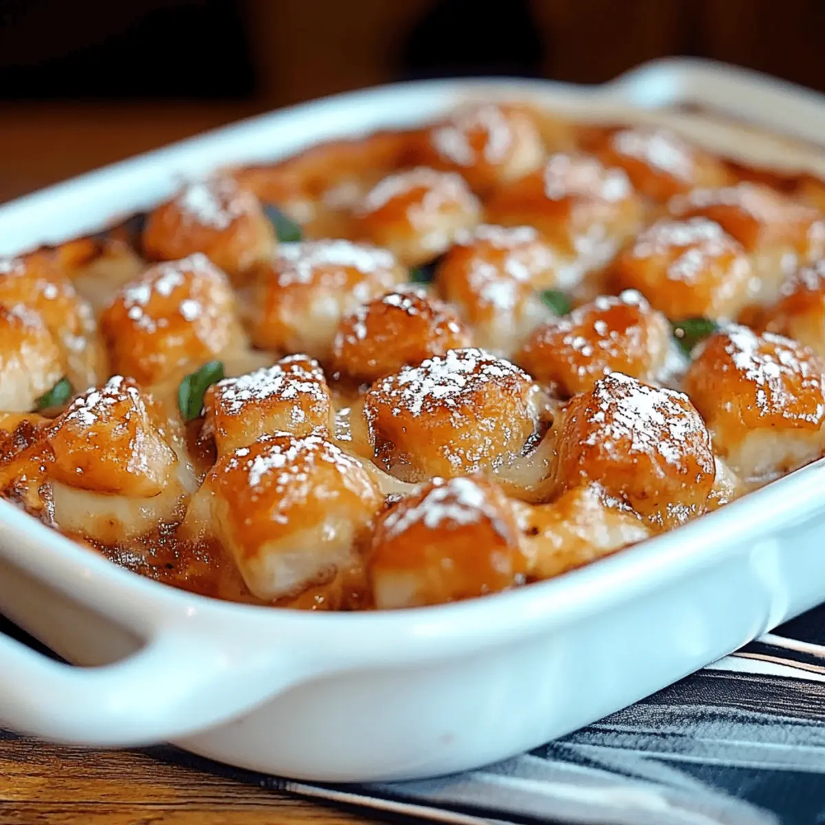 Apple Bubble Up Casserole