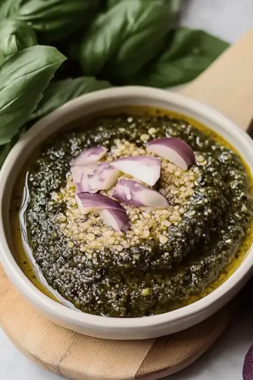 Purple Basil Pesto