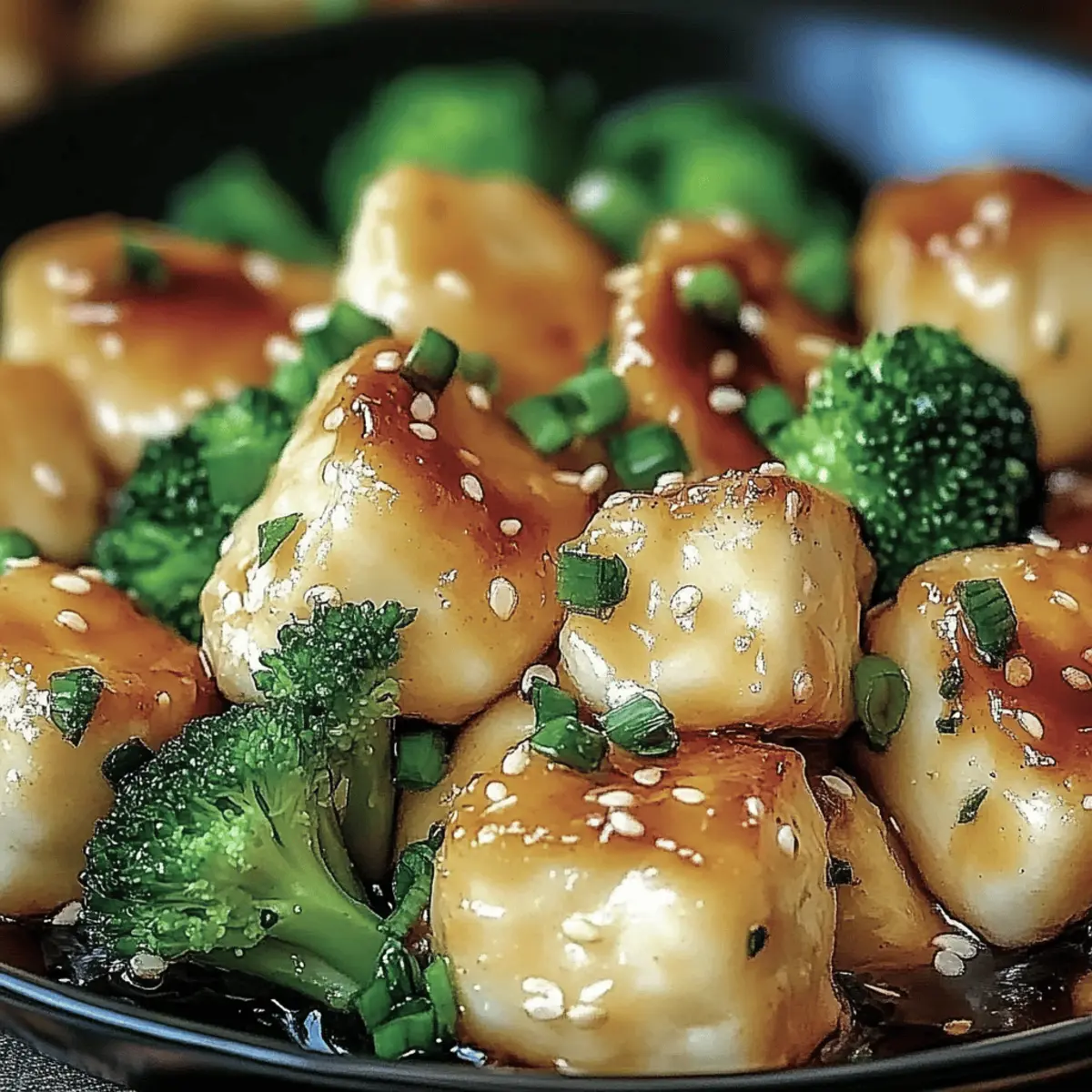 Garlic Chicken with Broccoli and Spinach