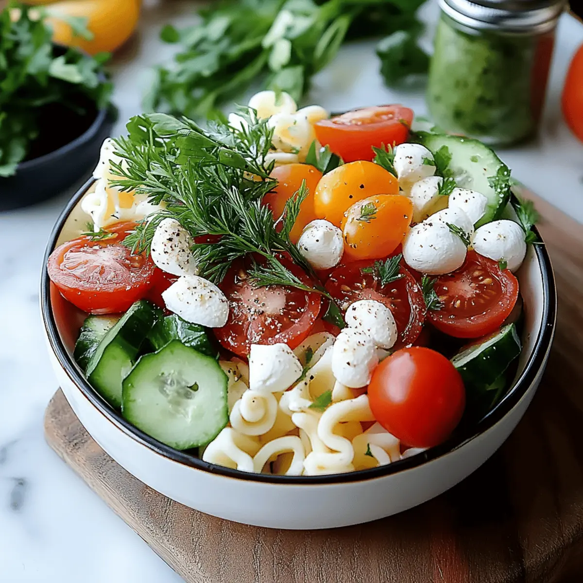 Layered Pasta Salad