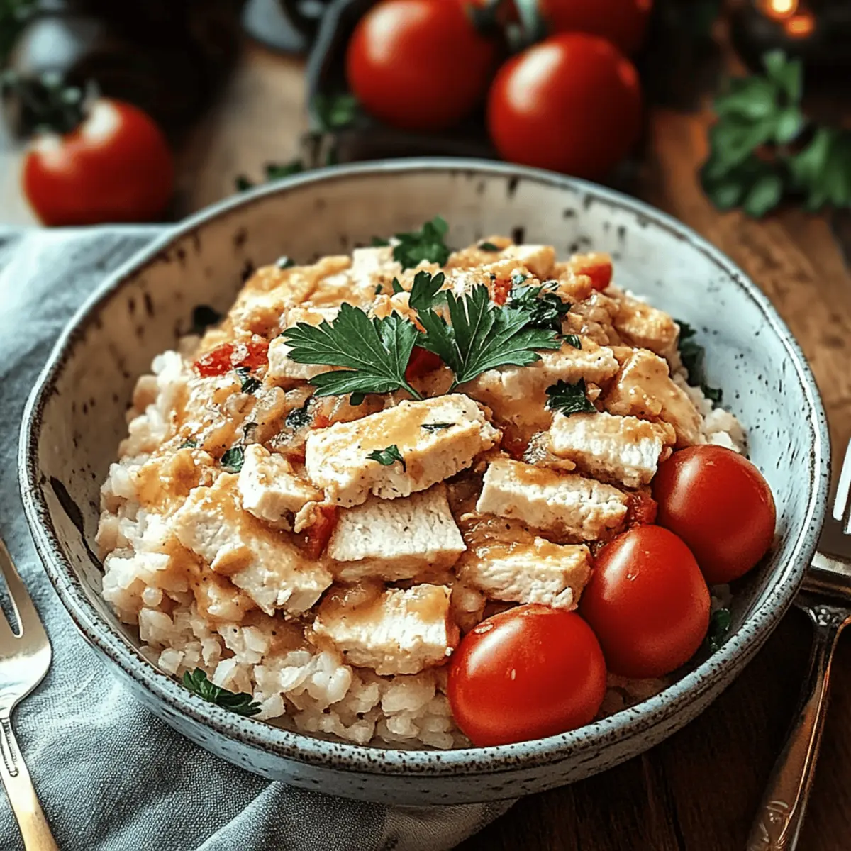 Coconut Chicken Rice Bowl