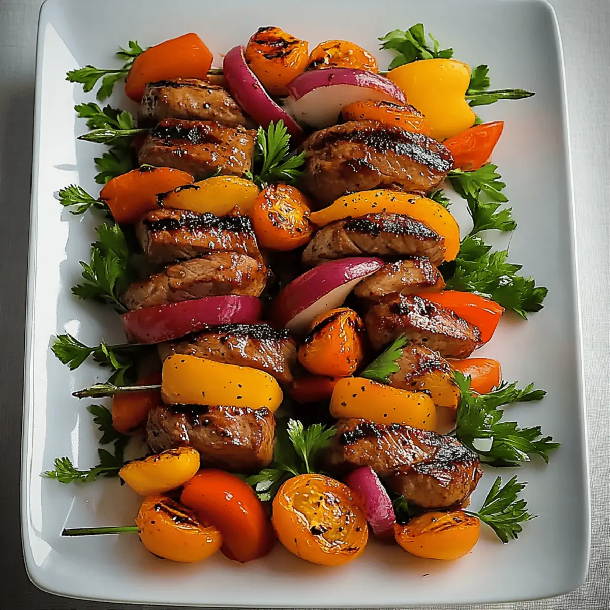 Fajita Steak Kabobs