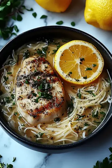 Greek Lemon Chicken Soup