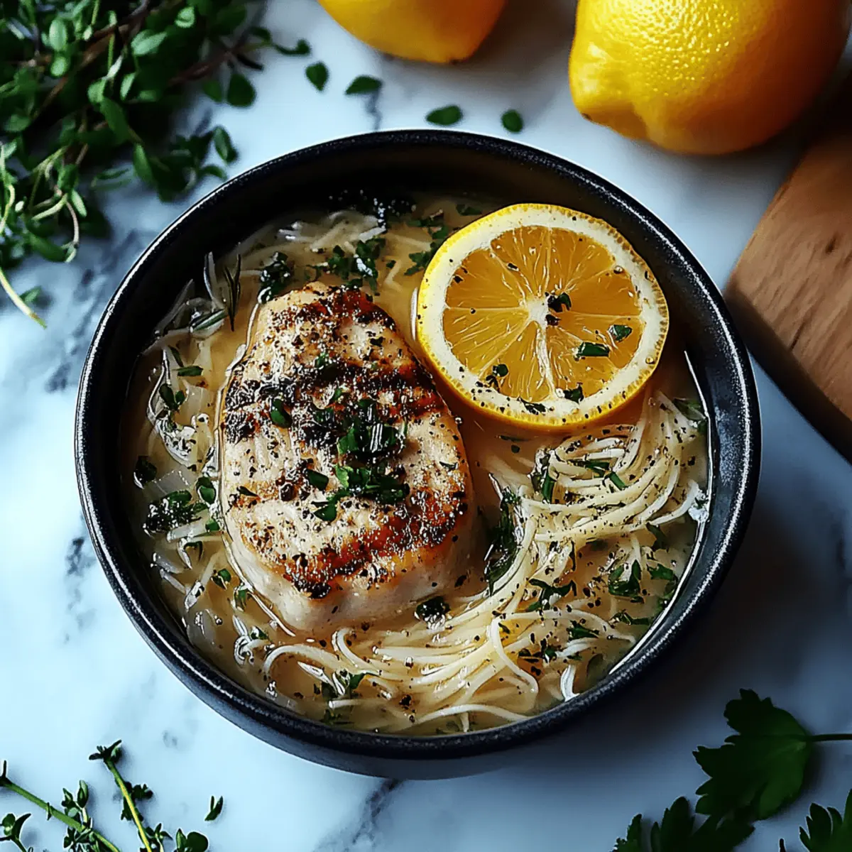 Greek Lemon Chicken Soup