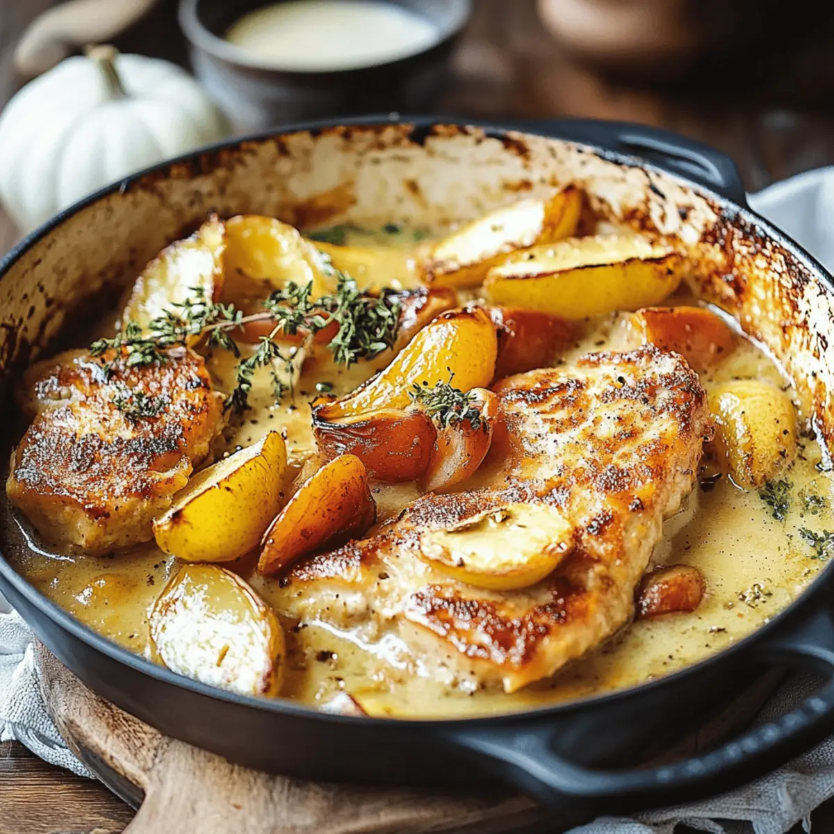 French Chicken Casserole a la Normande