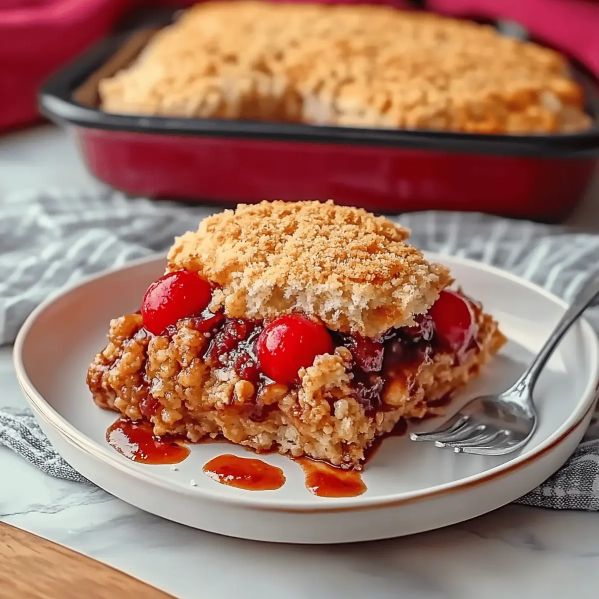 Cherry Crumble