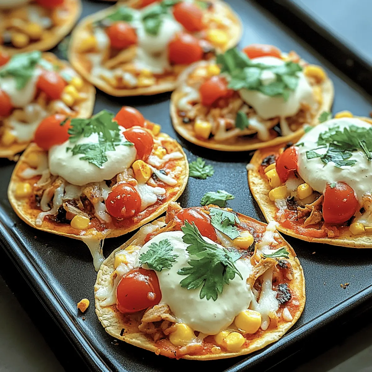 Mexican Rotisserie Chicken Tostadas