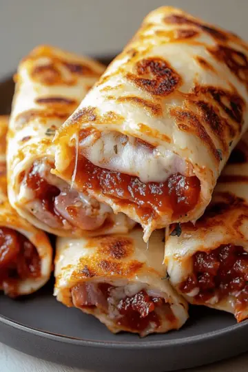 Cheesy Pepperoni Pizza Roll Ups