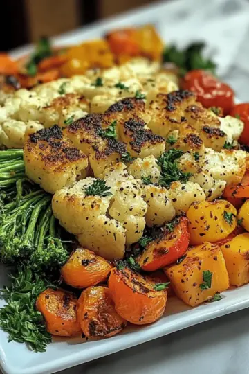 Garlic Roasted Vegetables